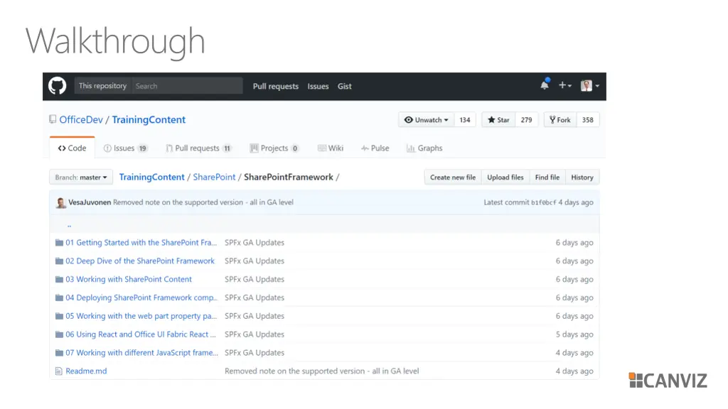 walkthrough