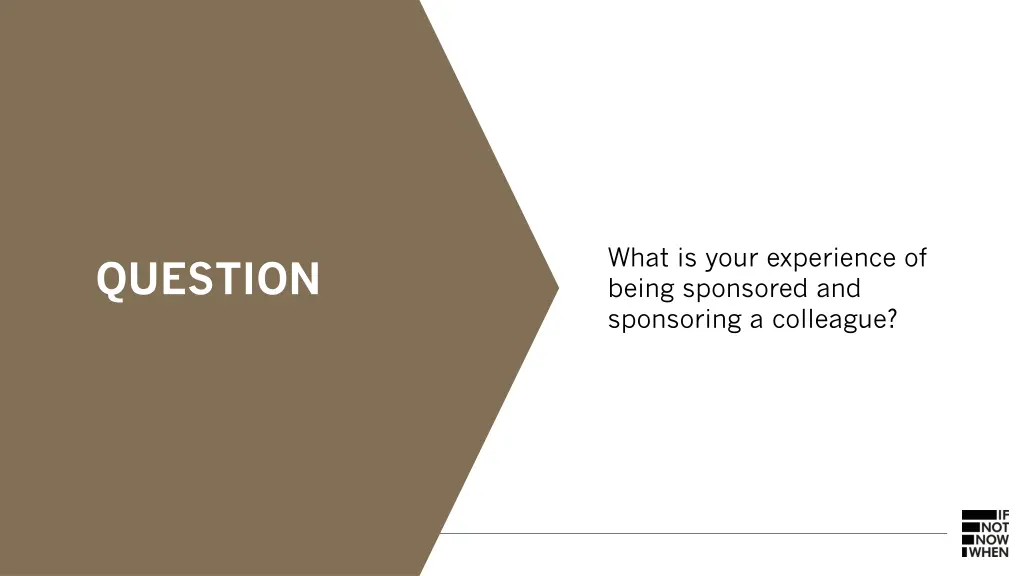 what is your experience of being sponsored