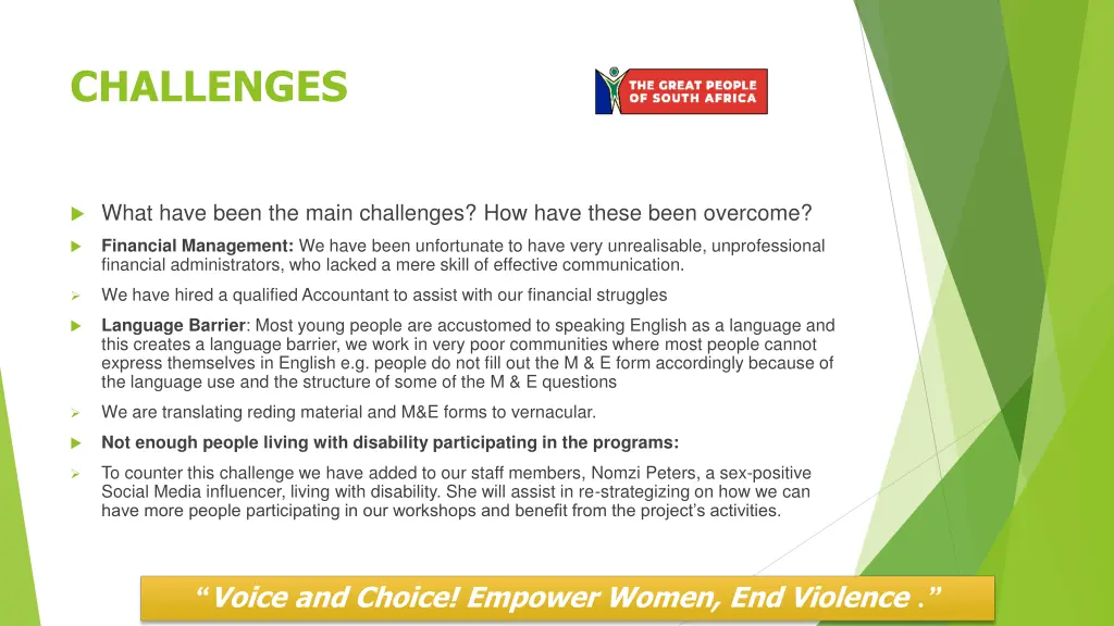 challenges