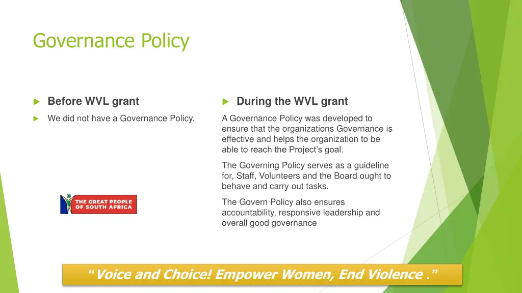 governance policy