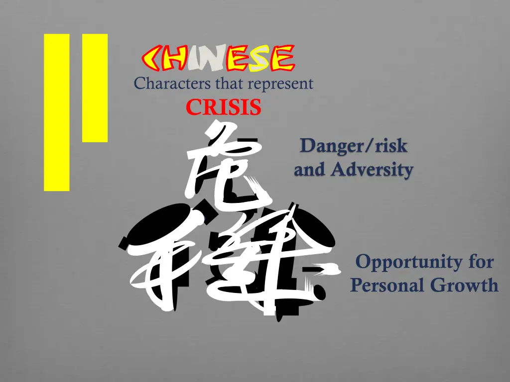 characters that represent crisis