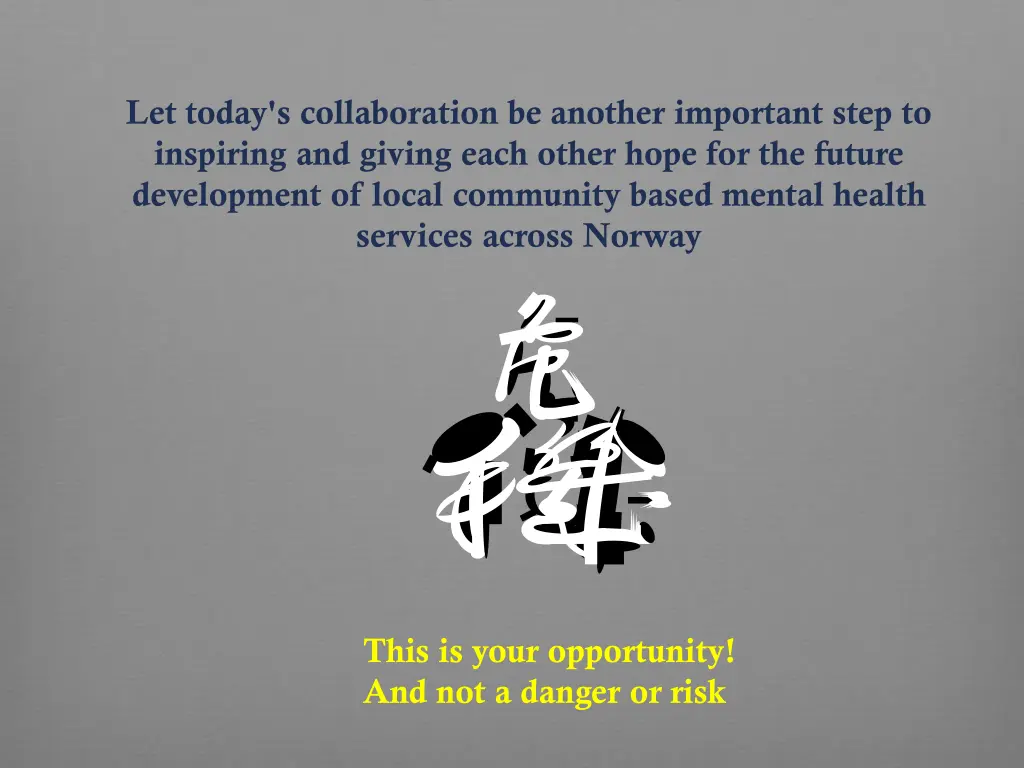 let today s collaboration be another important