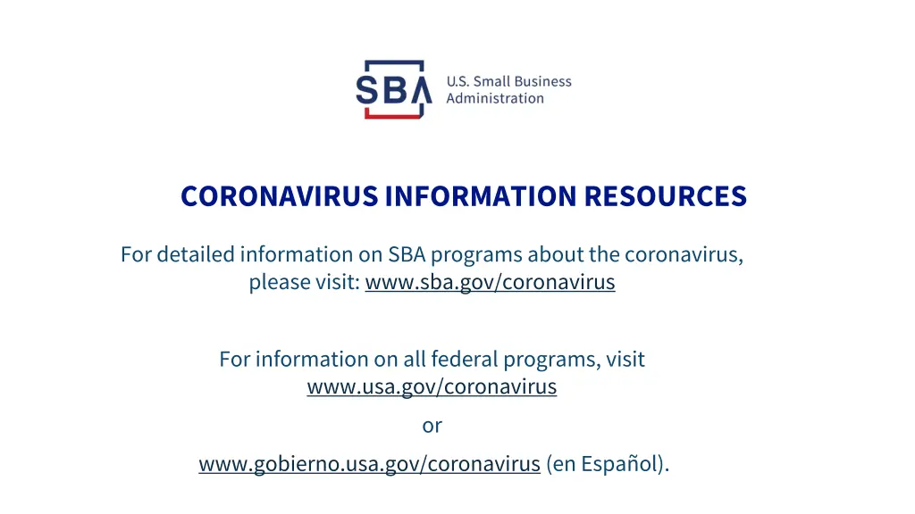 coronavirus information resources