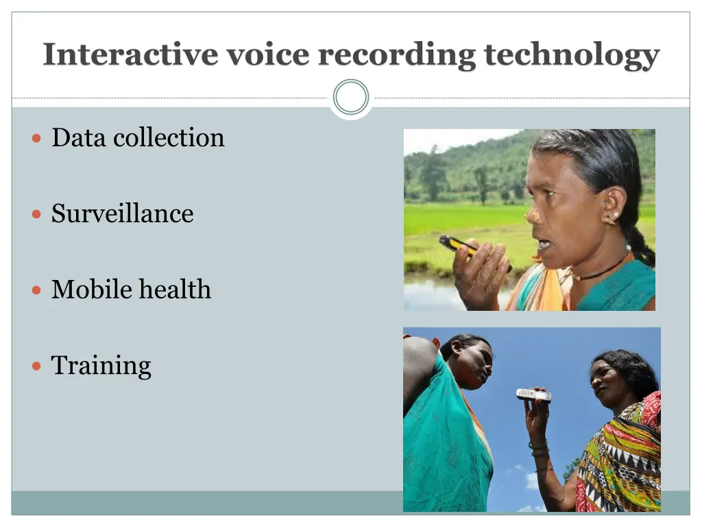 interactive voice recording technology