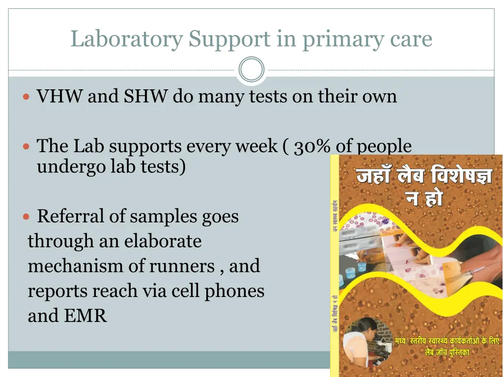laboratory support in primary care