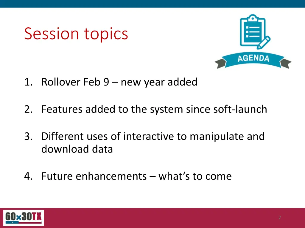 session topics