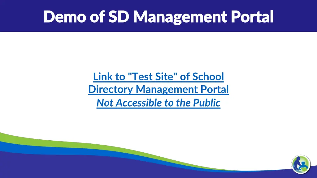 demo of sd management portal demo