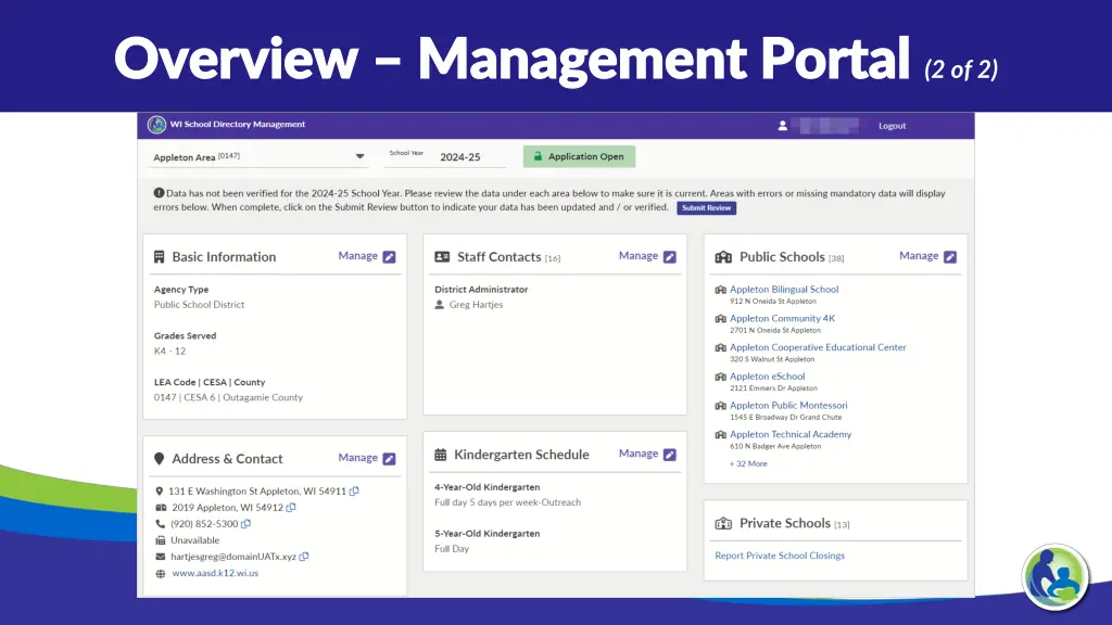 overview overview management portal management 1