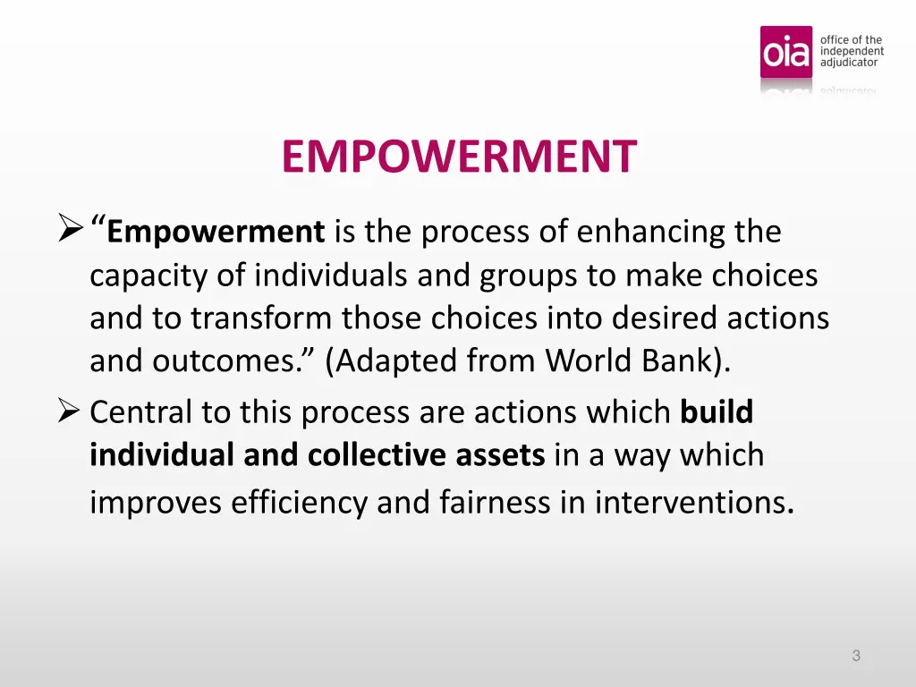 empowerment