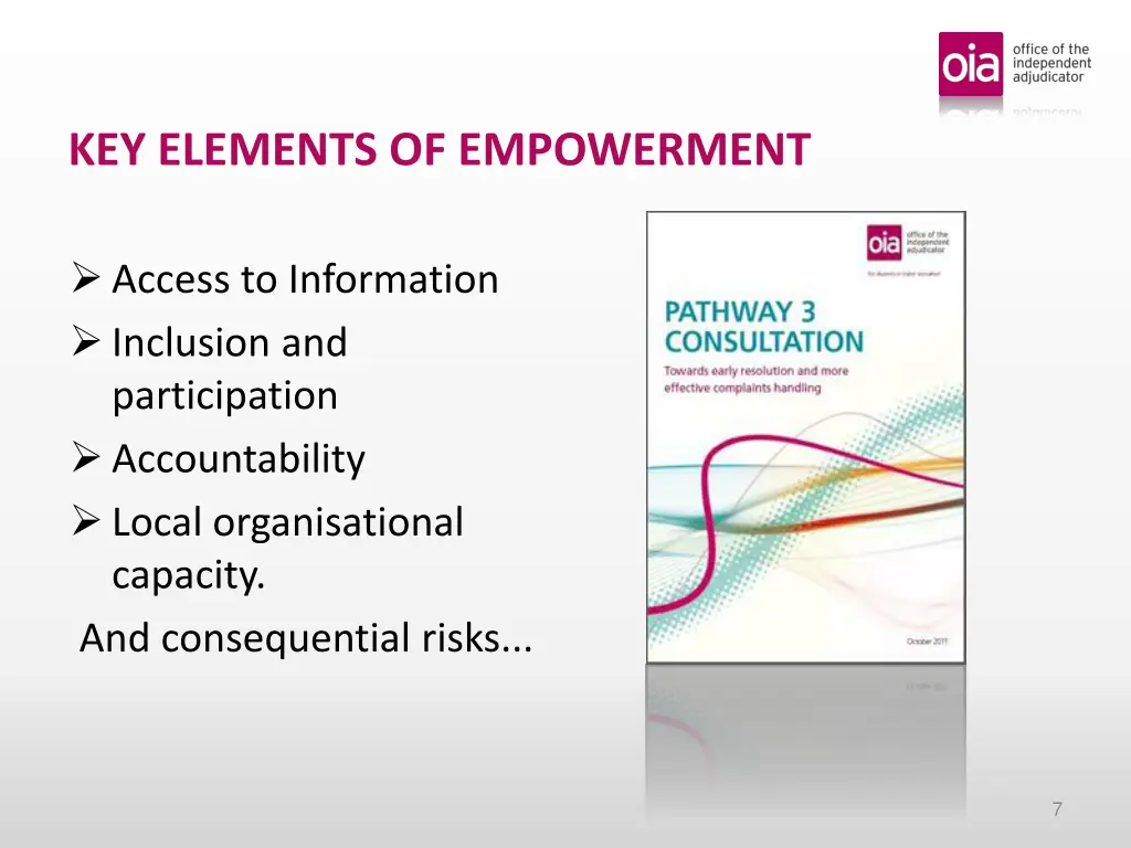 key elements of empowerment