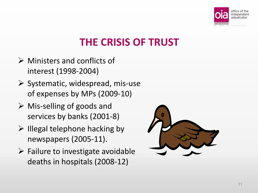 the crisis of trust