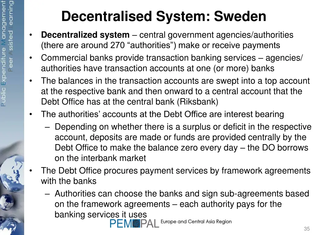 decentralised system sweden