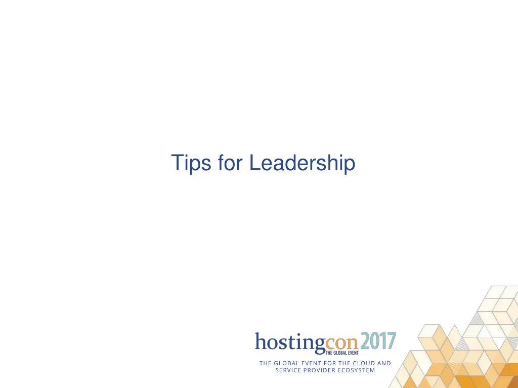 tips for leadership