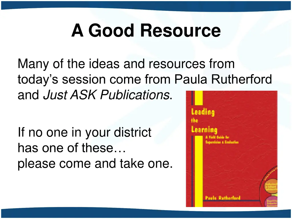 a good resource