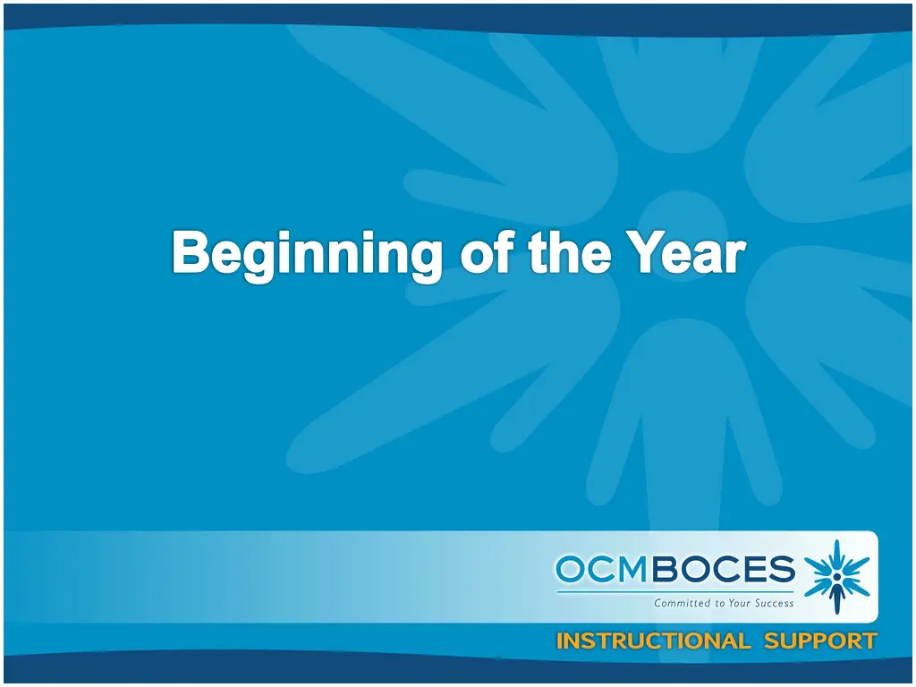 beginning of the year