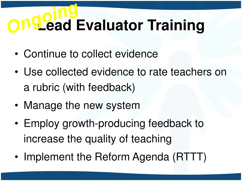 lead evaluator training 3