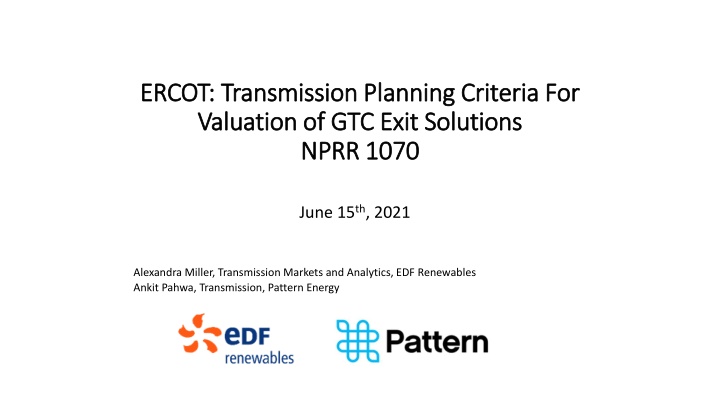 ercot transmission planning criteria for ercot