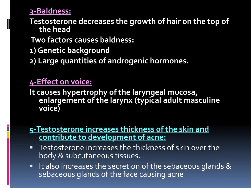 3 baldness testosterone decreases the growth