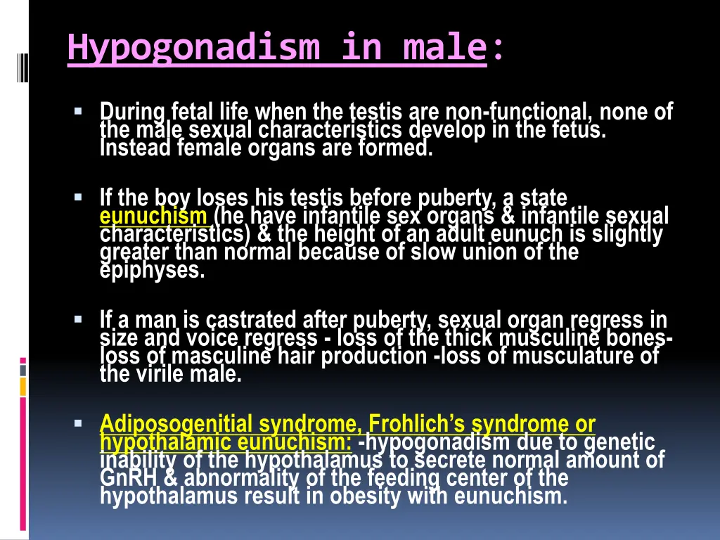 hypogonadism in male