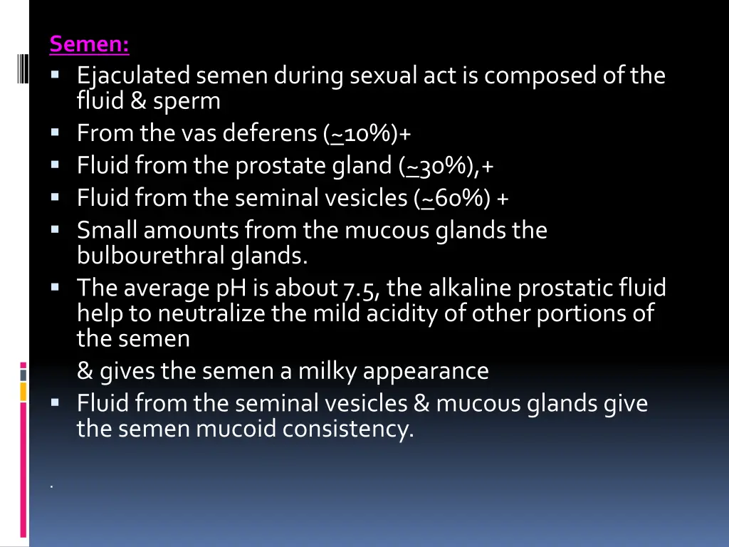 semen ejaculated semen during sexual