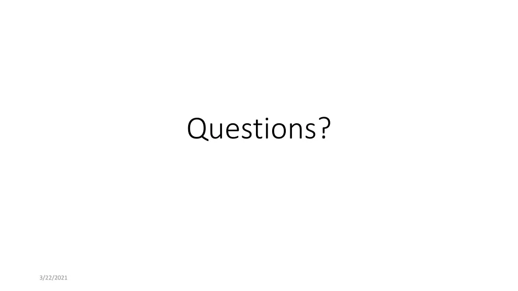 questions
