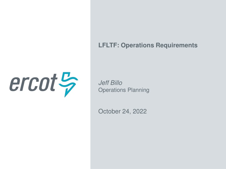 lfltf operations requirements