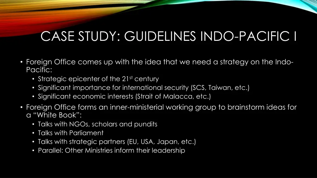 case study guidelines indo pacific i