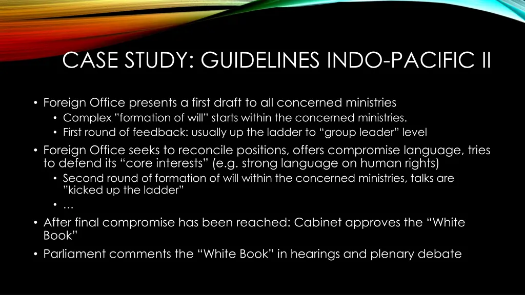 case study guidelines indo pacific ii