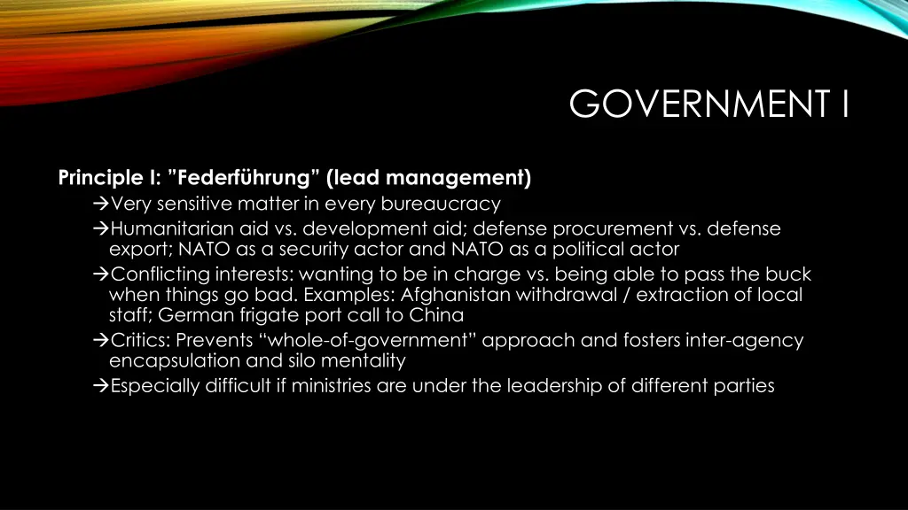government i
