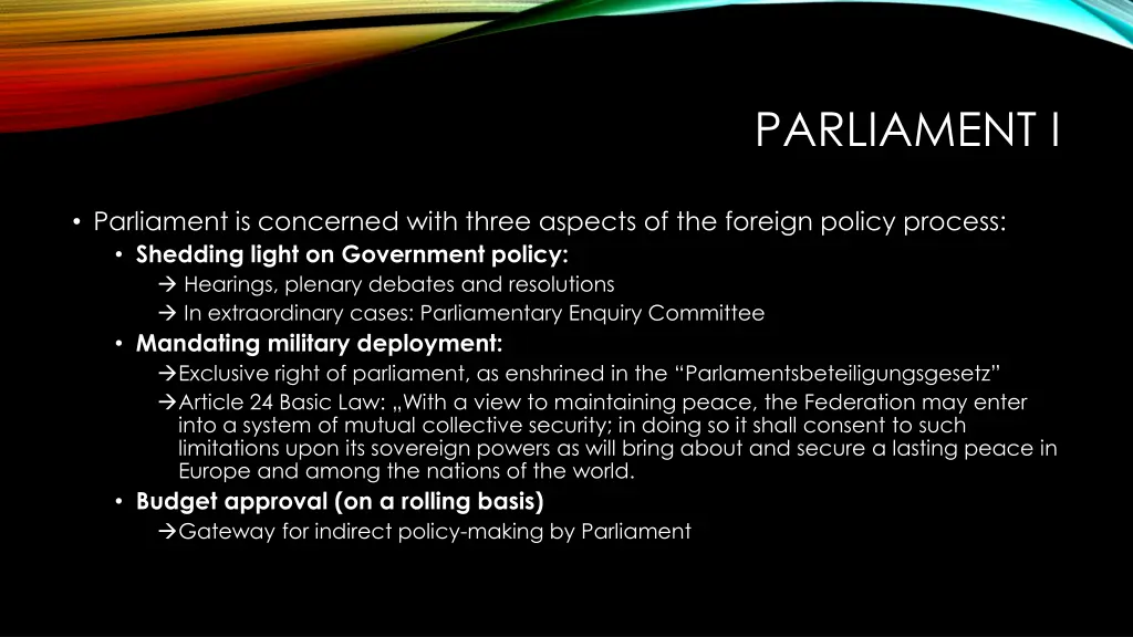 parliament i