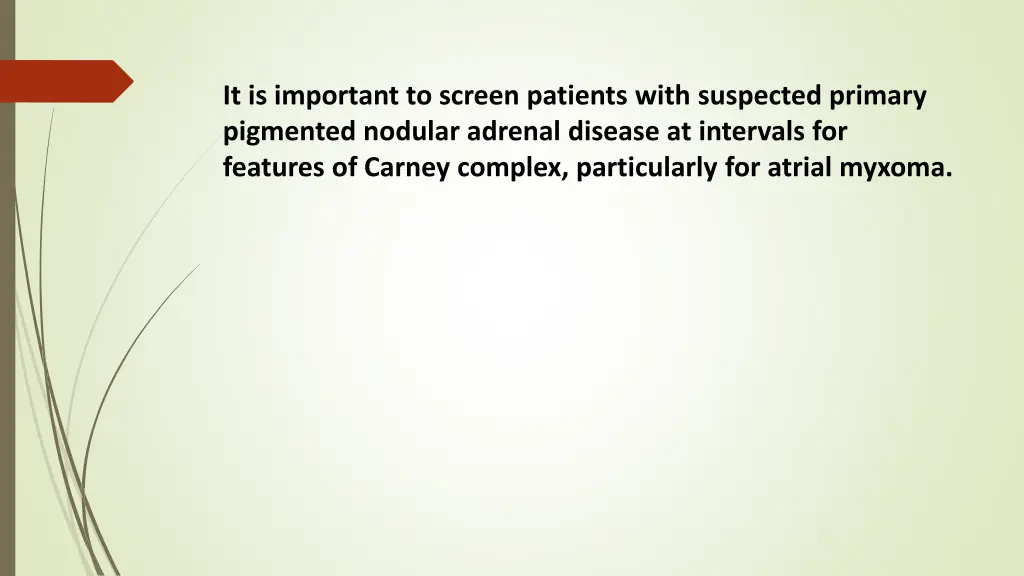 it is important to screen patients with suspected