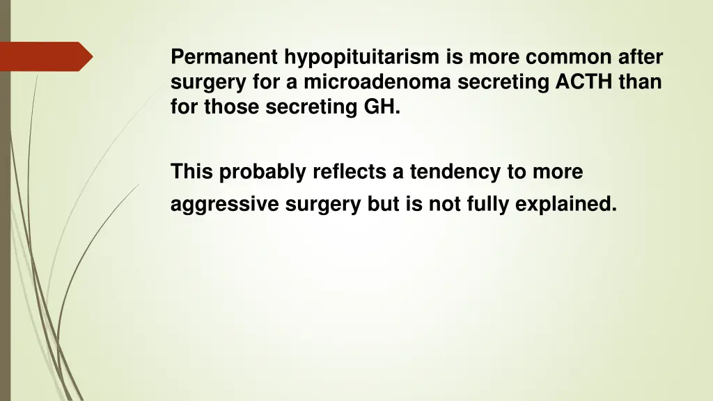 permanent hypopituitarism is more common after
