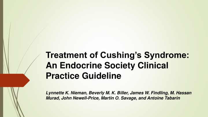 treatment of cushing s syndrome an endocrine