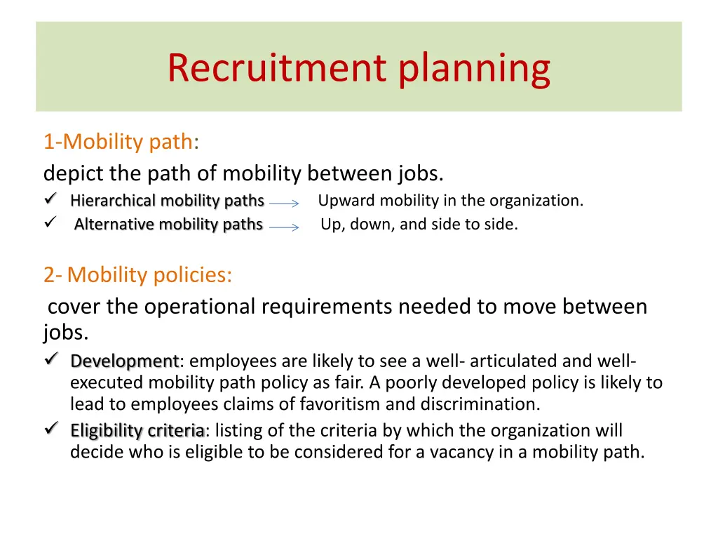 recruitment planning 1