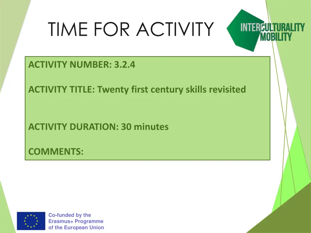 time for activity 2