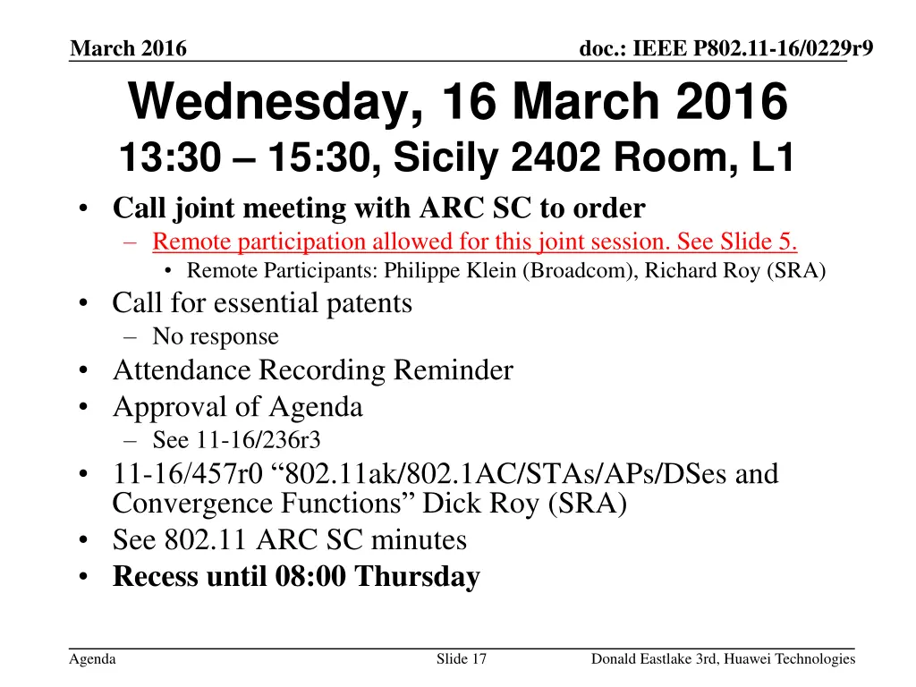 march 2016 wednesday 16 march 2016