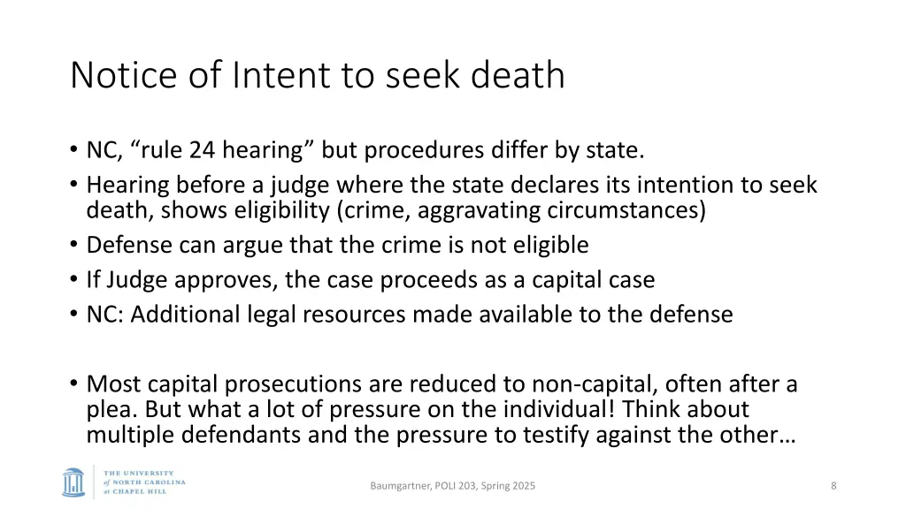 notice of intent to seek death