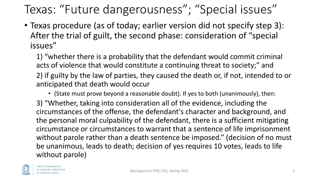 texas future dangerousness special issues texas