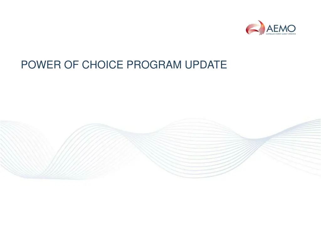 power of choice program update