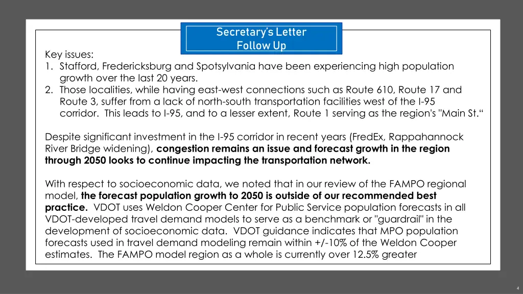 secretary s letter follow up