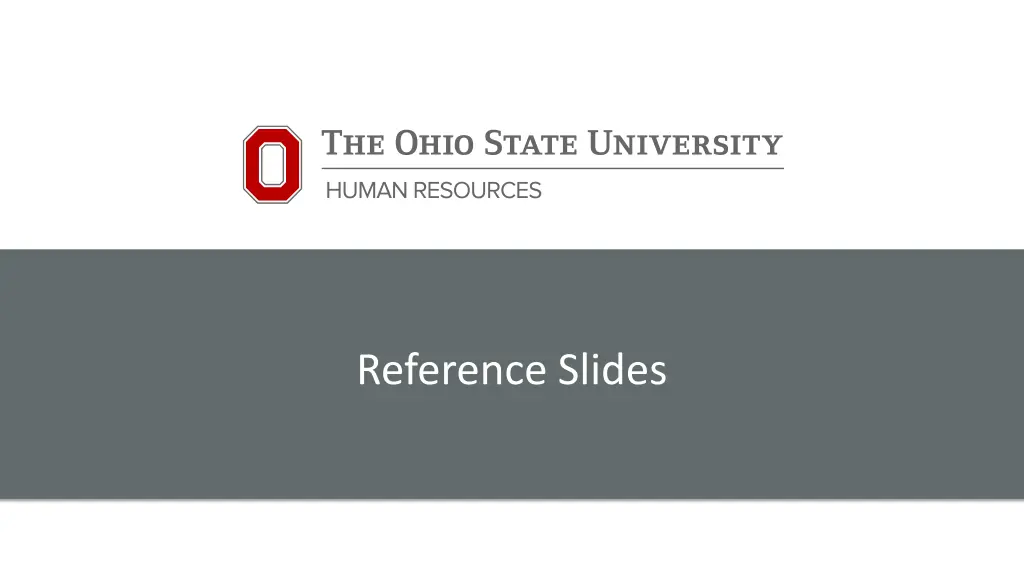 reference slides