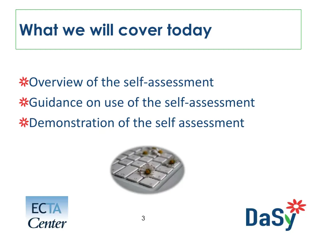 what we will cover today