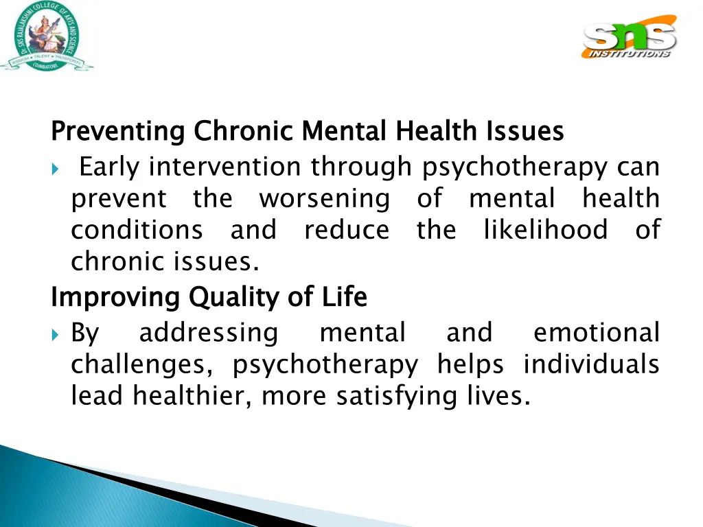 preventing chronic mental health issues early