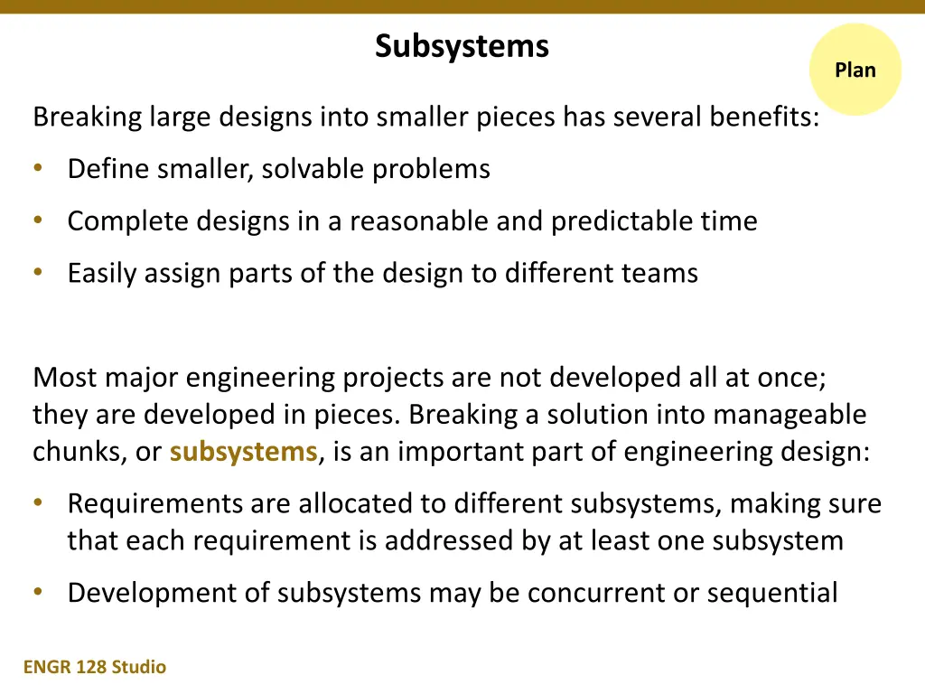 subsystems