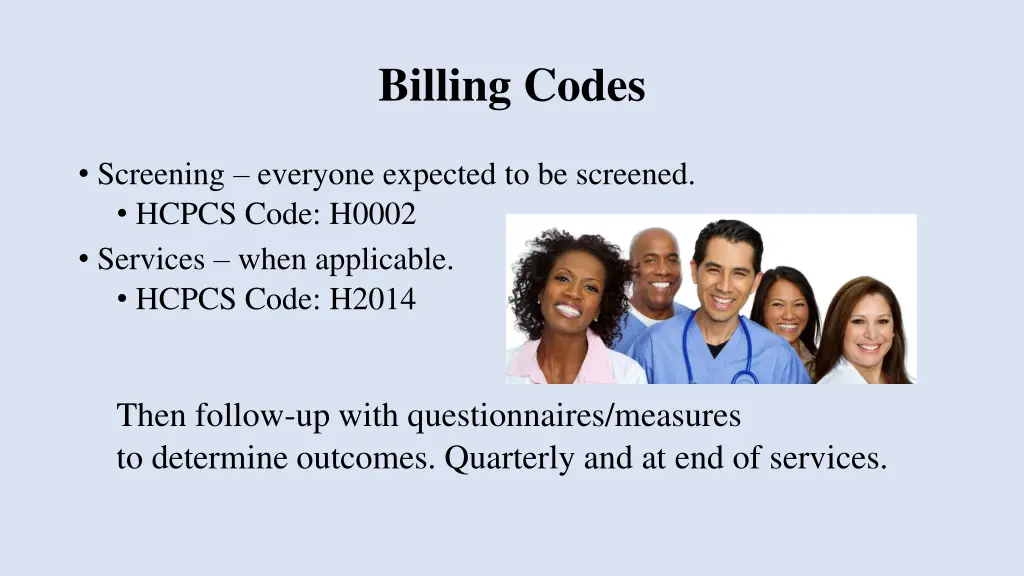 billing codes