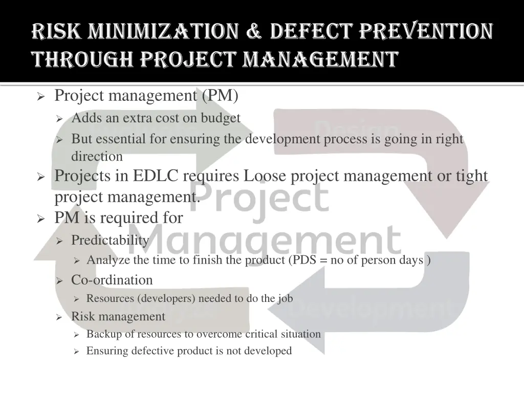 project management pm adds an extra cost