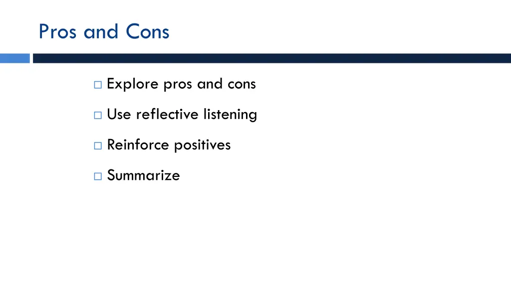 pros and cons
