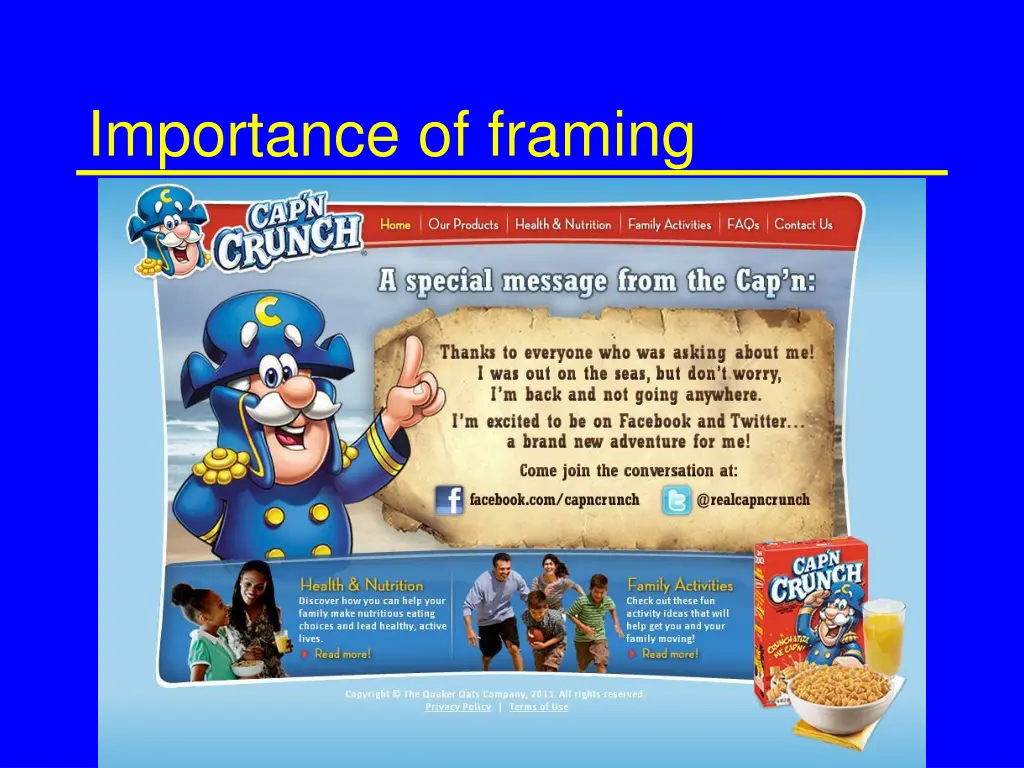 importance of framing