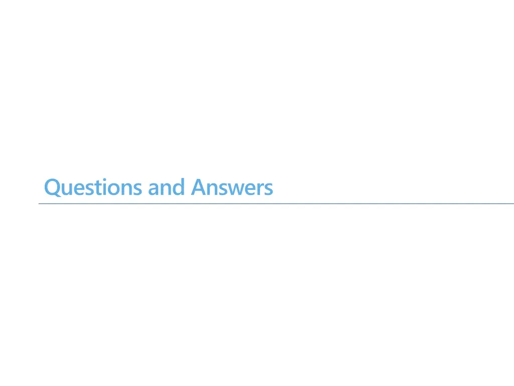 questions and answers