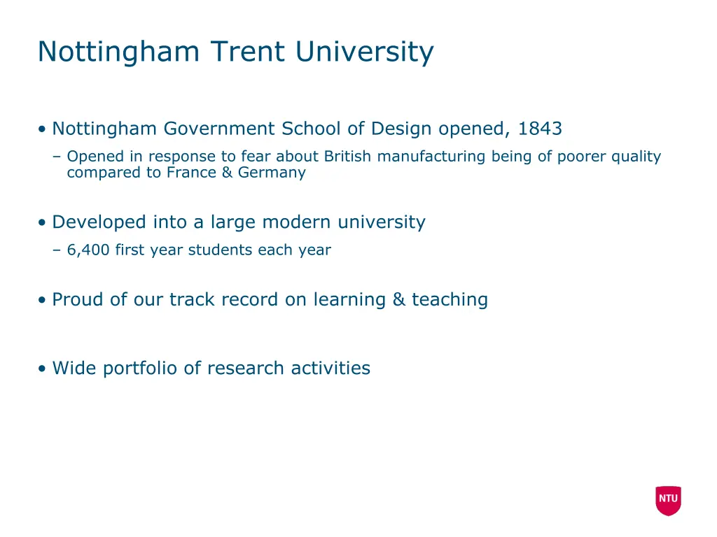 nottingham trent university